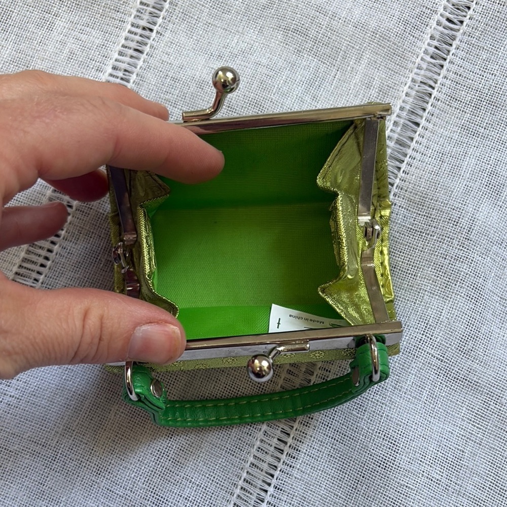 Tik.Tok Green Mini Bag with Butterfly Design - Picture 6 of 12